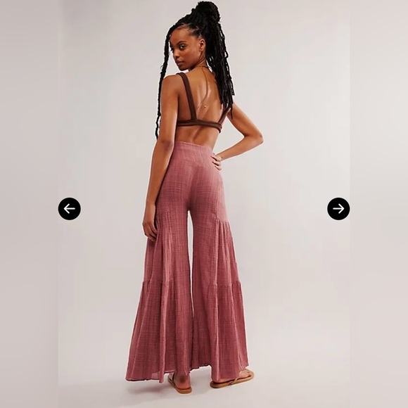 Free People One Good Day Wide-Leg Pants - Picture 3 of 8